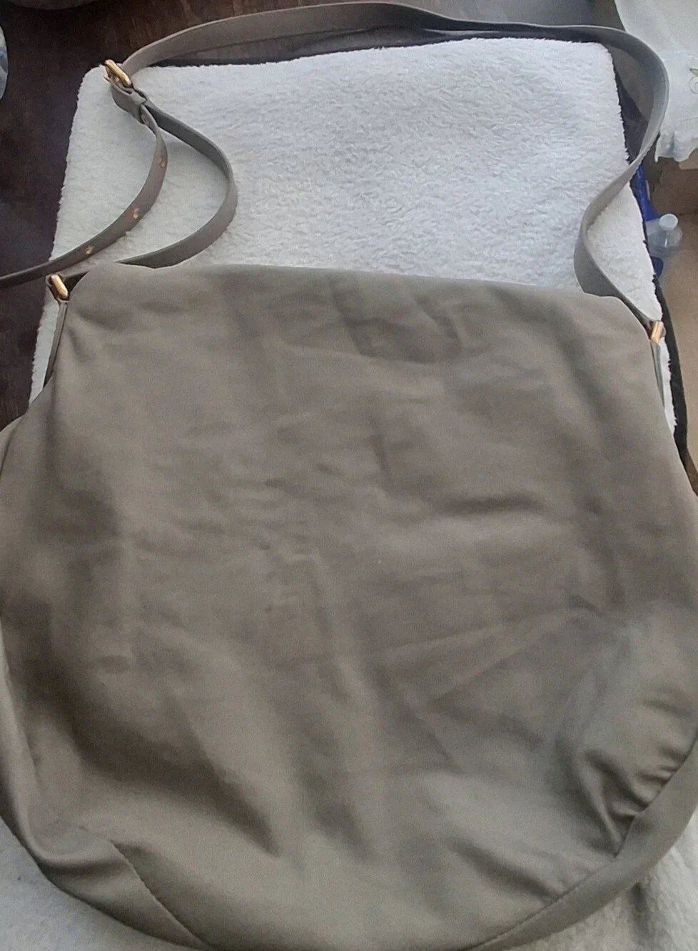 Marc by Marc Jacobs Taupe Nylon Crossbody Bag